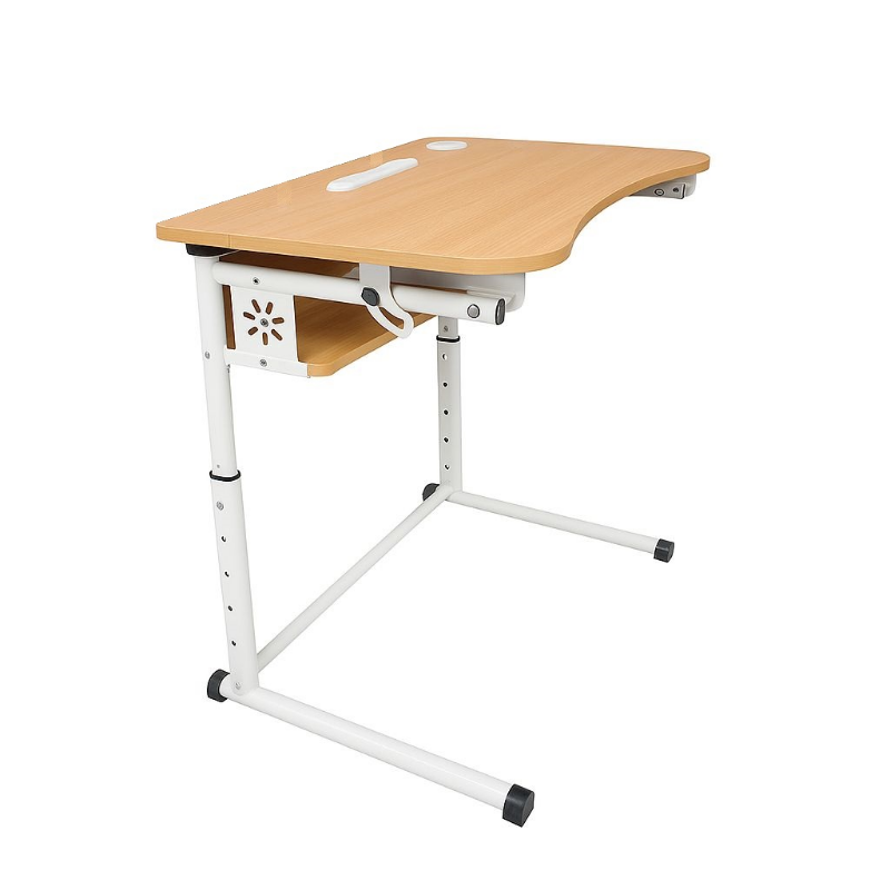 Стіл учнівський одномісний з полицею ЛДСП, пеналом та стаканом № 4-7 (7919) МЕБЛІ ТЕХНОСТИЛЬ